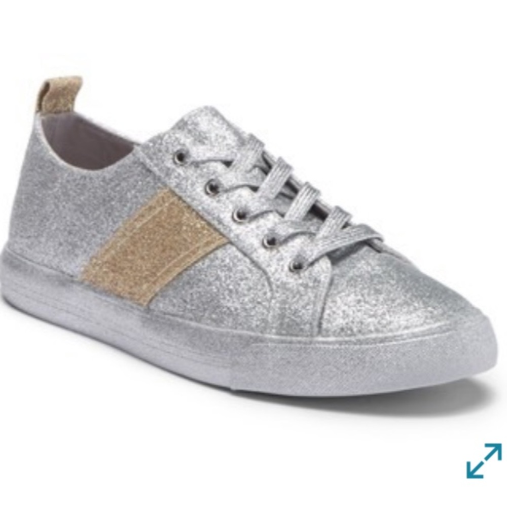 Kendall and Kylie glitter shoes
